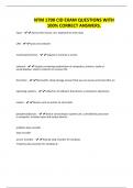 NTM 1700 CID EXAM QUESTIONS WITH 100&percnt; CORRECT ANSWERS&period;