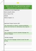 Intro&period; to Java Programming Latest  Questions and Correct Answers