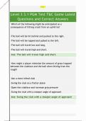 Level 3 3&period;1 PGM Test T&C Game Latest  Questions and Correct Answers