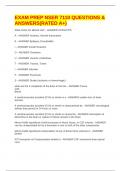 EXAM PREP NSER 7110 QUESTIONS & ANSWERS&lpar;RATED A&plus;&rpar;
