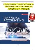 Financial accounting 7th edition solutions