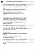 OB MATERNITY HESI EXAM VERSION 6 &vert; 2025 COMPLETE HESI MATERNITY OB VERSION 6 ACTUAL EXAM WITH CORRECT VERIFIED ANSWERS &vert; ALREADY GRADED A&plus; &vert; BRAND NEW