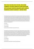 WGU D514 OA WGU D514 ACTUAL 2025 EXAM CURRENTLY TESTING COMPLETE EXAM QUESTIONS WITH DETAILED VERIFIED ANSWERS &lpar;100&percnt; CORRECT ANSWERS&rpar; ALREADY GRADED A&plus; BRAND NEW&excl;&excl;