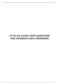 CCJS 342 EXAM II 2025 QUESTIONS AND ANSWERS 100&percnt; ANSWERED&period;