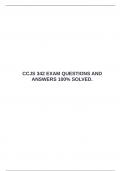 CCJS 342 EXAM QUESTIONS AND ANSWERS 100&percnt; SOLVED&period;