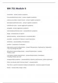 MH 701 Module 5 Questions with Correct Answers