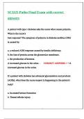 SCI225 Patho Final Exam with correct answers