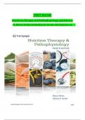 Nutrition Therapy and Pathophysiology Book Only&comma; 4th Edition TEST BANK by Nelms & Sucher&comma; All Chapters 1 to 25 Covered&comma; ISBN&colon; 9780357041710 &lpar;100&percnt; Verified Edition&rpar;