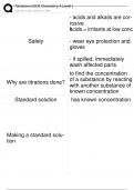 Titrations &lpar;OCR Chemistry A Level &rpar;