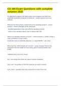 CS 100 Exam Questions with complete solution 2025