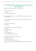 CSE 360 Exam Review Questions And Answers Latest Study Solutions