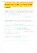 HSC 4624 EXAM 1&sol;ACTUAL EXAM QUESTIONS AND ANSWERS UPDATED 2024&sol;2025 A COMPLETE SOLUTION ALL ANSWERS 100&percnt; CORRECT VERIFIED&sol;DETAILED BEST GRADED TO SCORE A&plus; FOR PASS