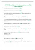 CSE 360 Exam 2 Latest Questions And Answers With Verified Solutions