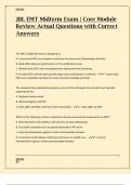 JBL EMT Midterm Exam &vert; Core Module Review Actual Questions with Correct Answers
