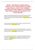 BOMI - THE DESIGN&comma; OPERATION & MAINTENANCE OF BUILDING SYSTEMS&comma; PART I REAL LATEST AND VERIFIED QUESTIONS WITH CORRECT ELABORATE SOLUTIONS&vert; ALREADY GRADED A&vert; ACE YOUR GRADES&period;