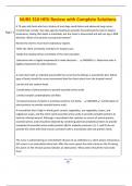 NURS 310 HESI Review with Complete Solutions