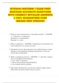 ISYE6644 MIDTERM 1 EXAM PREP  2025&sol;2026 ACCURATE QUESTIONS  WITH CORRECT DETAILED ANSWERS  &vert;&vert; 100&percnt; GUARANTEED PASS  <BRAND NEW VERSION> 