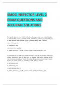Smog Inspector Level 2 Exam