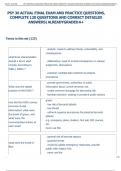 PSY 368  ACTUAL FINAL EXAM AND PRACTICE QUESTIONS&comma;  COMPLETE 120 QUESTIONS AND CORRECT DETAILED  ANSWERS&vert;ALREADYGRADED A&plus;