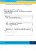 Solutions Manual&comma; Answers&colon; CompTIA Network&plus; Guide to Networks&comma;West&comma; - 9e - &lpar;2025 update&rpar; 