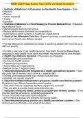 NUR 205 Final Exam Test with Verified Answers