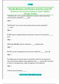 Florida Business and Finance Practice Exam &ndash; Questions and Correct Answers &lpar;2025&sol;2026&rpar; &vert; Licensing&comma; Financial Records&comma; Payroll&comma; Bonds&comma; and OSHA Compliance