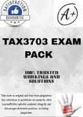 TAX3703 LATEST  EXAM PACK 2025 &lbrace;QUESTIONS AND ANSWERS &rcub;