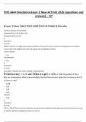ISYE 6644 Simulation Exam 1 New ACTUAL EXAM 2025 &lpar;questions and answers&rpar; &ndash; GT