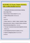 ECPI BIO 111 Exam Chapter 8&comma;9&comma;10&comma;11 with verified detailed answers