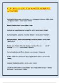 ECPI BIO 111 CH2 EXAM WITH VERIFIED ANSWERS
