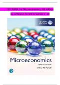 TEST BANK FOR MICROECONOMICS, 9TH EDITION BY JEFFREY M. PERLOFF, CHAPTERS 1 - 20