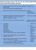 Pharmacology exam 4 Ch 32&comma; 45&comma; 46&comma; 50 Nur138 ECPI well answered already passed