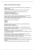 MDSC 515 EXAM STUDY GUIDE