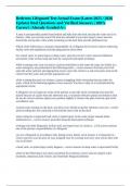Redcross Lifeguard Test Actual Exam &lpar;Latest 2025 &sol; 2026 Update&rpar; Real Questions and Verified Answers &vert; 100&percnt; Correct &vert; Already Graded A&plus;&period;