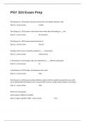 PSY 324 Exam Prep Possible Questions And Answers 100&percnt; Accurately Solved&period;