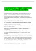 EGEE 101 STUDY TEST QUESTIONS WITH ALL CORRECT ANSWERS 