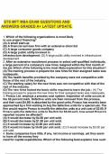 ETS MFT MBA EXAM QUESTIONS AND ANSWERS GRADED A&plus; LATEST UPDATE&period;