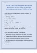 NSG300 Exam 2&comma; NSG 300 nursing exam&comma; nursing  questions and answers&comma; clinical nursing exam&comma;  intermediate nursing concepts&comma; NSG300 test prep