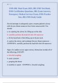 EMS JBL Final Exam 2025&comma; JBL EMS Test Bank&comma;  EMS Certification Questions&comma; JBL Exam Answers&comma;  Emergency Medical Services Exam&comma; EMS Practice  Test&comma; JBL EMS Study Guide