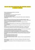 ETS MFT MBA EXAM QUESTIONS AND ANSWERS GRADED A&plus; NEWEST VERSION&period;