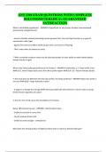 ANT 2301 EXAM QUESTIONS WITH COMPLETE SOLUTIONS&excl;&excl;&sol;GRADE A&plus; GUARANTEED SATISFACTION