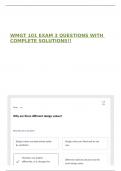 WMGT 101 EXAM 3 QUESTIONS WITH COMPLETE SOLUTIONS&excl;&excl;