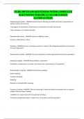 NURS 205 EXAM QUESTIONS WITH COMPLETE SOLUTIONS&excl;&excl;&sol;GRADE A&plus; GUARANTEED SATISFACTION