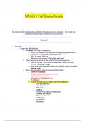 NR565 Final Study Guide&period;