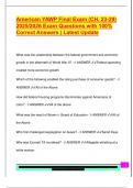 American YAWP Final Exam &lpar;CH&period; 23-29&rpar;  2025&sol;2026 Exam Questions with 100&percnt;  Correct Answers &vert; Latest Update