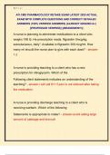 ATI CMS PHARMACOLOGY RETAKE EXAM LATEST 2025 ACTUAL  EXAM WITH COMPLETE QUESTIONS AND CORRECT DETAILED  ANSWERS &lpar;100&percnt; VERIFIED ANSWERS&rpar; &vert;ALREADY GRADED A&plus;&vert;  &vert;&vert;PROFESSOR VERIFIED&vert;&vert; &vert;&vert;BRANDNEW&excl;&excl;&excl;&vert;&vert;