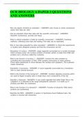 OCR BIOLOGY A PAPER 3 QUESTIONS AND ANSWERS&period;