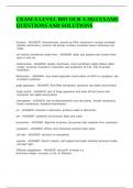 CRAM A LEVEL BIO OCR A 2024 EXAMS QUESTIONS AND SOLUTIONS&period;