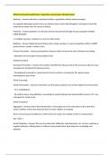 NR442 Community Health Exam 1 Questions and Answers Already Passed 