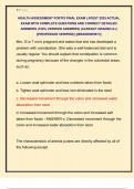 HEALTH ASSESSMENT FORTIS FINAL EXAM LATEST 2025 ACTUAL  EXAM WITH COMPLETE QUESTIONS AND CORRECT DETAILED  ANSWERS &lpar;100&percnt; VERIFIED ANSWERS&rpar; &vert;ALREADY GRADED A&plus;&vert;  &vert;&vert;PROFESSOR VERIFIED&vert;&vert; &vert;&vert;BRANDNEW&excl;&excl;&excl;&vert;&vert;